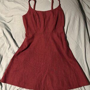 Maroon Dress